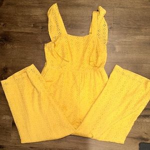Minkpink medium eyelet romper with zip and adjustable straps